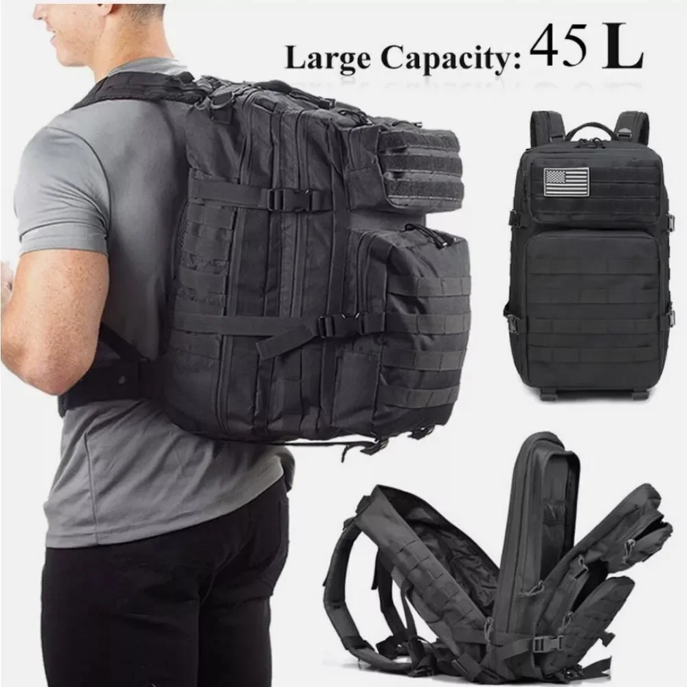 Military Tactical Backpack Large Molle System Hiking Backpacks Bags